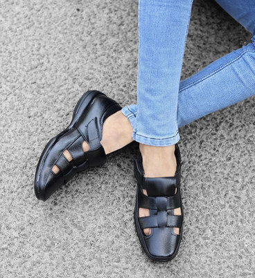 Jactooz Men Casual(Black , 9)