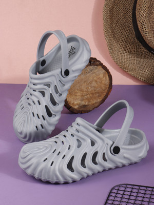 Roadster Men Clogs(Grey , 9)