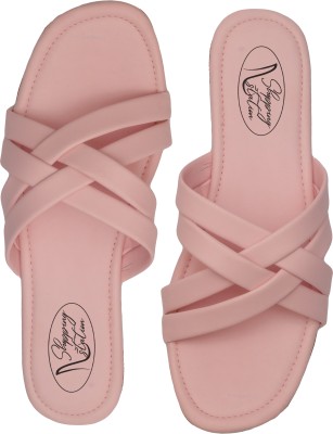 SHOPPING STATION Women Flats(Pink , 8)