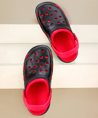 BERSACHE Men Clogs(Red , 8)