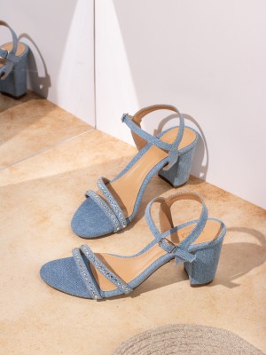 Inc.5 Women Heels(Blue , 6)