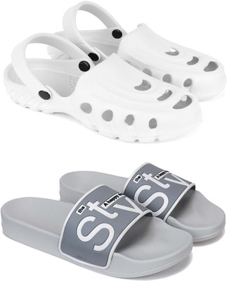 Pennen Men Clogs(White , 6)