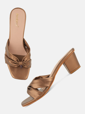 Dressberry Women Heels(Copper , 4)