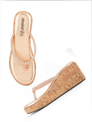 Dressberry Women Heels(Pink , 5)