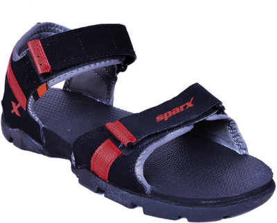 Sparx SS 109 Men Sports Sandals(Black, Red , 9 UK/India)