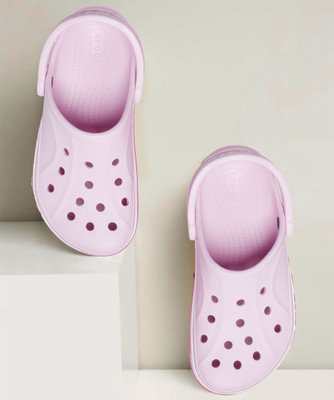 CROCS Bayaband Women Clogs(Pink , 6 UK/India)
