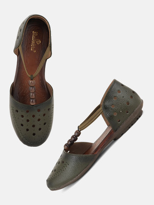 Dollphin Women Flats(Green , 6)