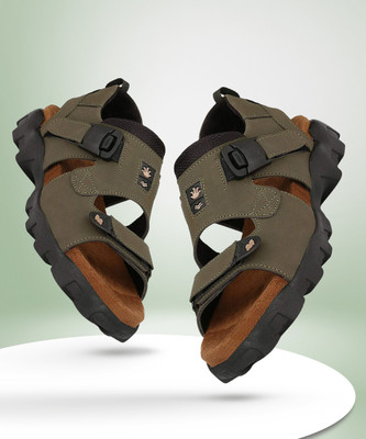 Corstyle Men Sports Sandals(Green , 11)