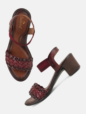 Dollphin Women Heels(Maroon , 5)