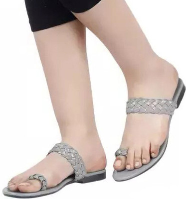Zoyci Women Flats(Black , 5)