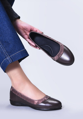 TRYME Women Bellies(Maroon , 4)
