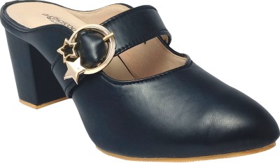 Racecourse Women Heels(Black , 4)