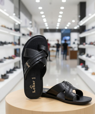 Lehar Soft and Comfortable Orthopedic Pain Relief Men Sandals(Black , 10)