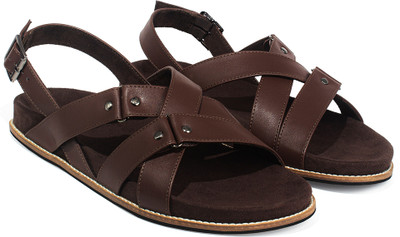 Paaduks Men Flats(Brown , 8)