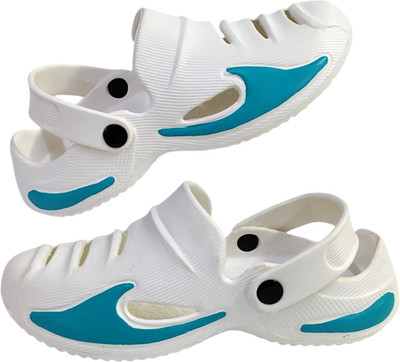 JONUX Men Clogs(White , 9)