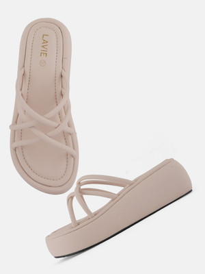 LAVIE Women Heels(Off White , 7)