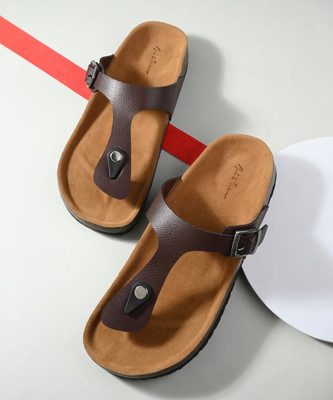 Mast & Harbour Men Heels(Brown , 10)