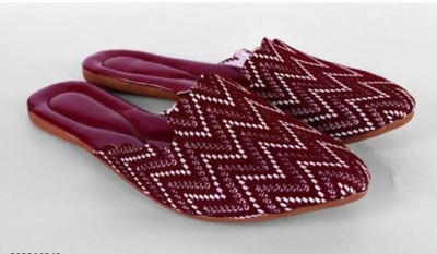 ZIYARAT COLLECTION Women Flats(Purple , 5)