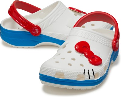 CROCS Hello Kitty Classic Men Clogs(Multicolor , 8 UK/India)