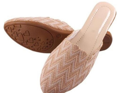 ZIYARAT COLLECTION Women Heels(Beige , 9)