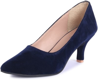 Furiozz Women Heels(Navy , 4)