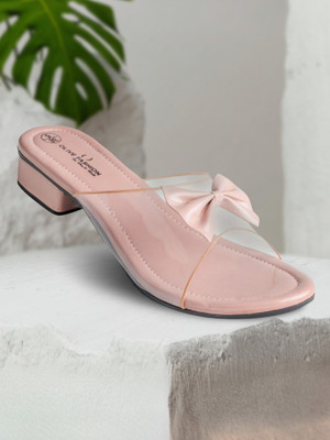 Olive Fashion Women Heels(Pink , 4)