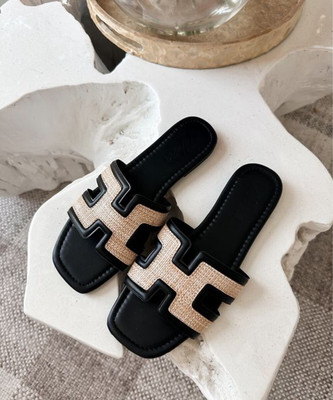 Street Style Store Women Flats(Black , 7)