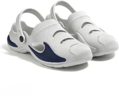 AARJU Men Clogs(Grey , 8)