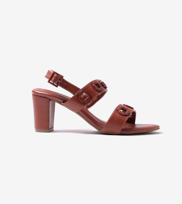 Pair-Ie Tales Women Heels(Tan , 4)