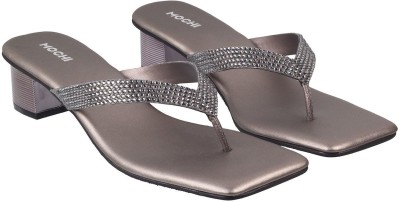 MOCHI Women Heels(Grey , 5)