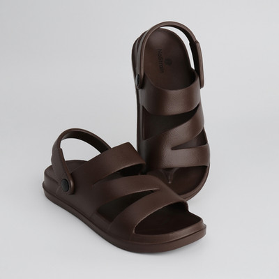 NoStrain Men Sandals(Brown , 9)