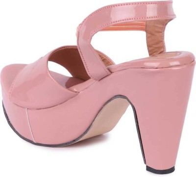 MUNROFIT Women Heels(Pink , 3)