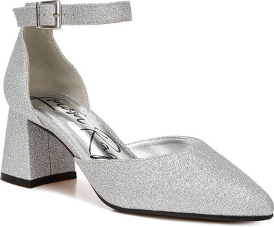 London Rag Women Heels(Silver , 8)