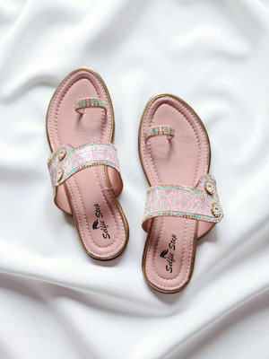 Bhavya Traders Women Flats(Pink , 4)