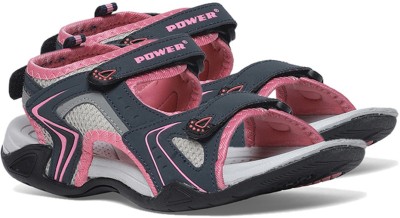 POWER Women Sports Sandals(Pink , 8)