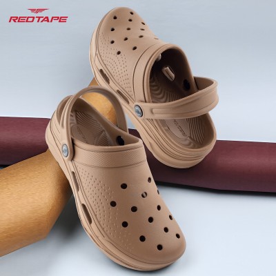 RED TAPE Men Clogs(Brown , 6)