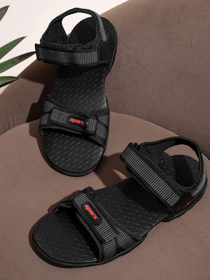 Sparx Men Casual(Black, Red , 8)