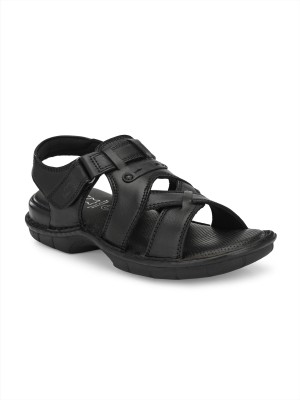 Hitz Men Sandals(Black , 5)