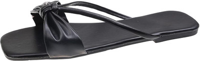 LEEFANT Trending Fashion Sandals l Girls Stylish Slipper l Best For Matching Party Wear Women Heels(Black , 8)