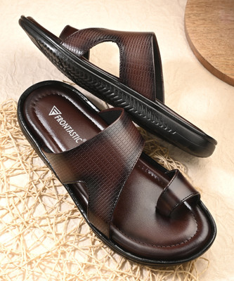 Browalk Men Sandals(Brown , 10)