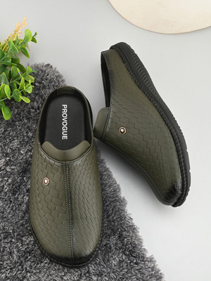 PROVOGUE Men Casual(Olive , 8)