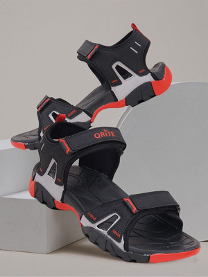 QRITE Men Sandals(Red , 7)