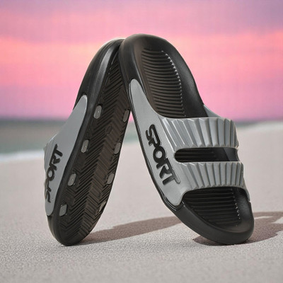 OMIKA Men Sandals(Grey , 9)