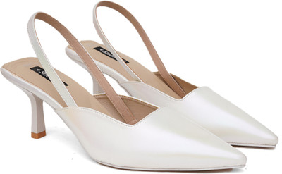 SHERRIF Women Heels(Silver , 2)