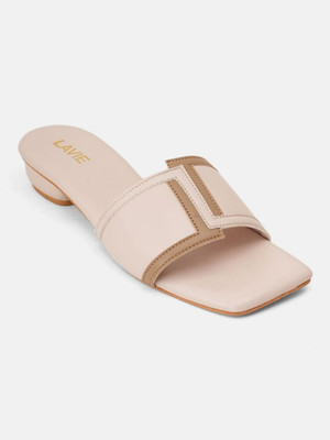 LAVIE Women Heels(Beige , 9)