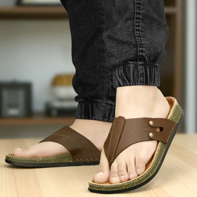 PILADO Men Sandals(Brown , 10)