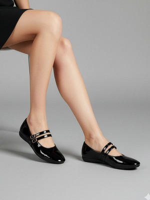 LAVIE Women Flats(Black , 7)