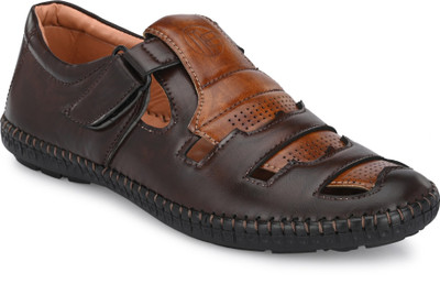Lazy21 Men Sandals(Brown , 10)