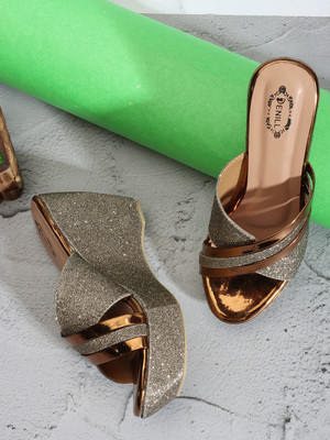 Denill Women Heels(Copper , 6)