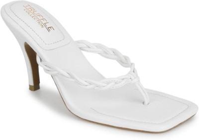 TRUFFLE COLLECTION Women Heels(White , 5)